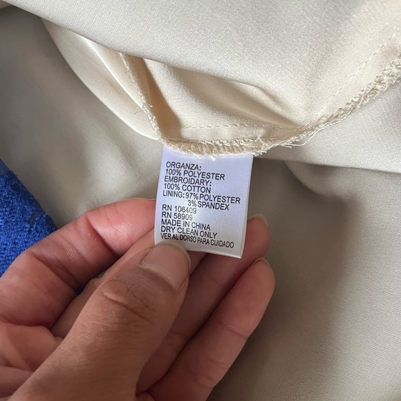 Blue Patterned Dress - Picture 5 of 11